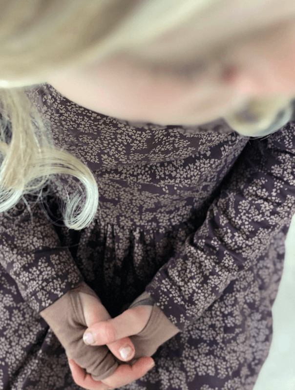 kjole jersey cecilie puce