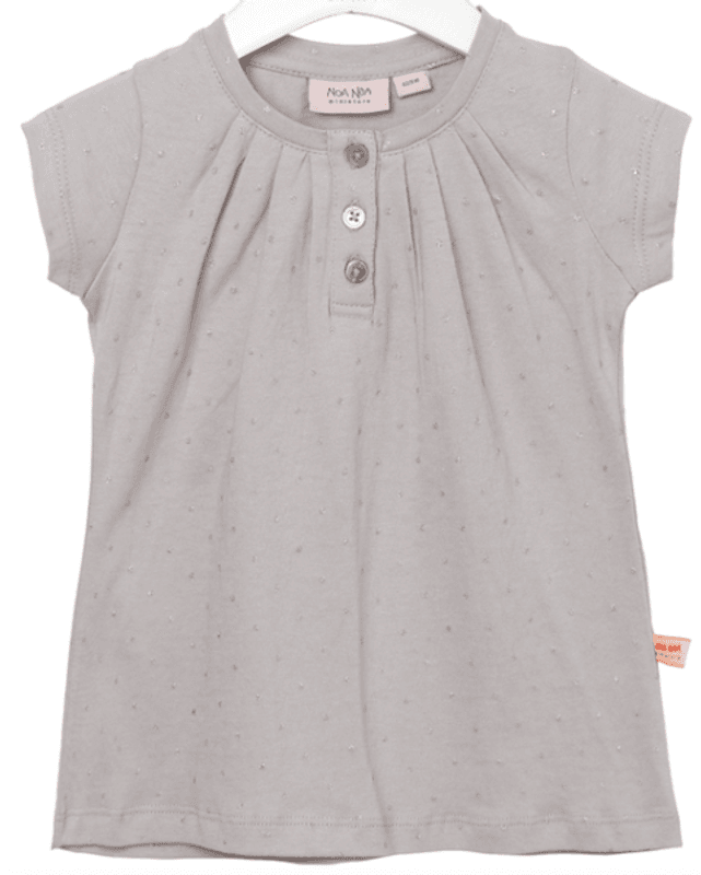 Noa noa kjole baby silver dot