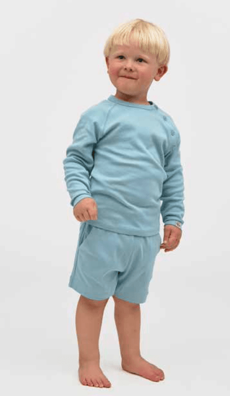 Gullkorn shorts Villvette askeblå