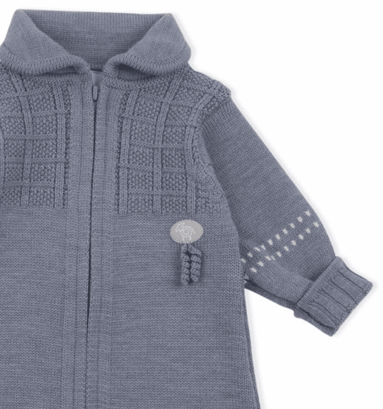 Lillelam Sparkedress Ull classic mellomblå