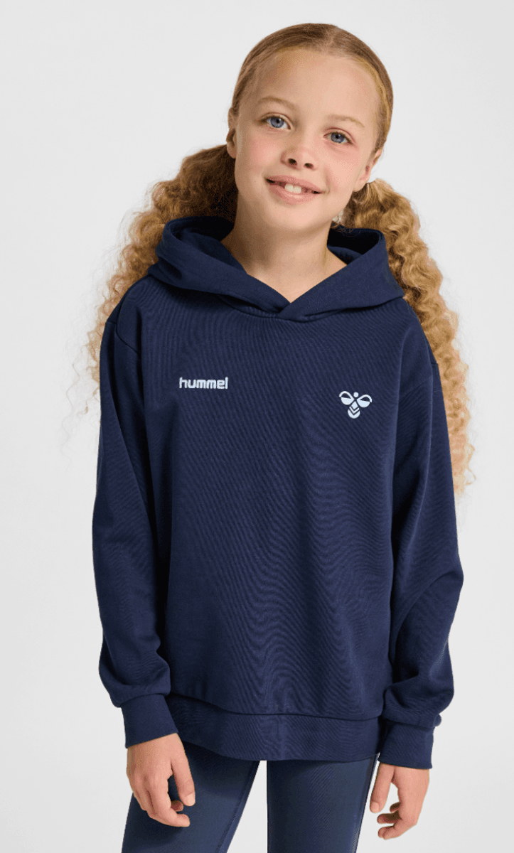 Hummel Genser graphic hoodie dress blues