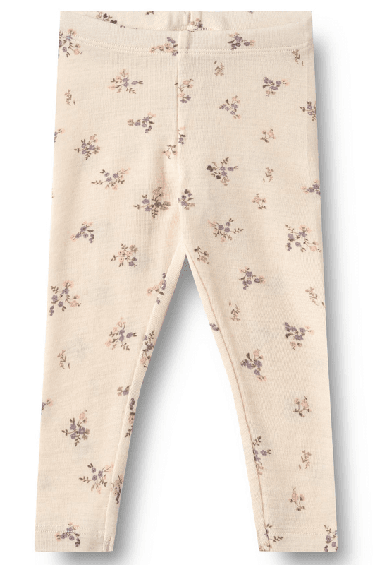 Wheat Leggings Ull Agi baby eggshell flowers