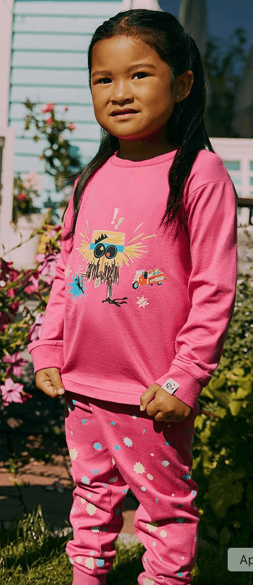 Gullkorn Bukkene pysjamas pink