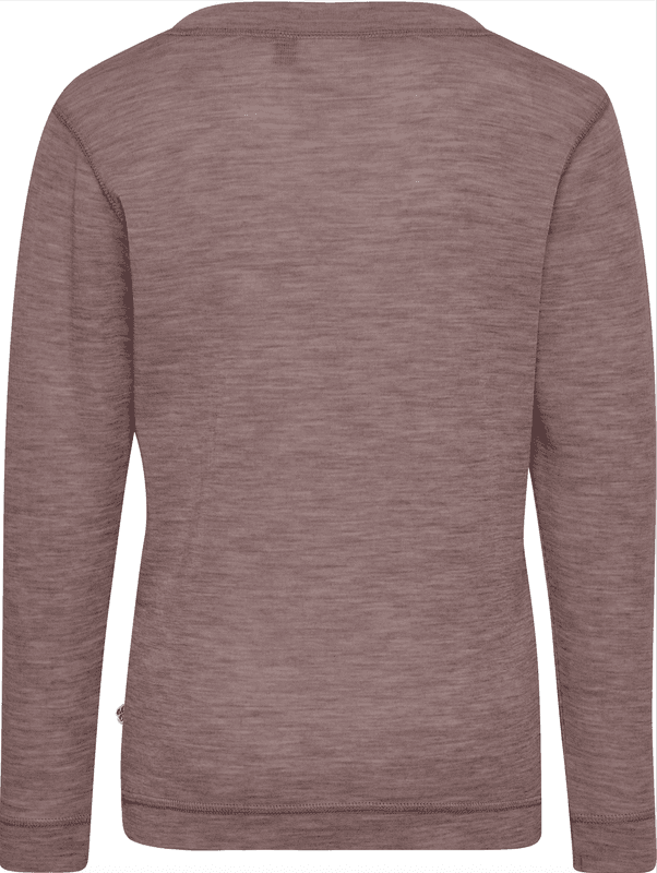 Hummel genser ull rib twilight mauve