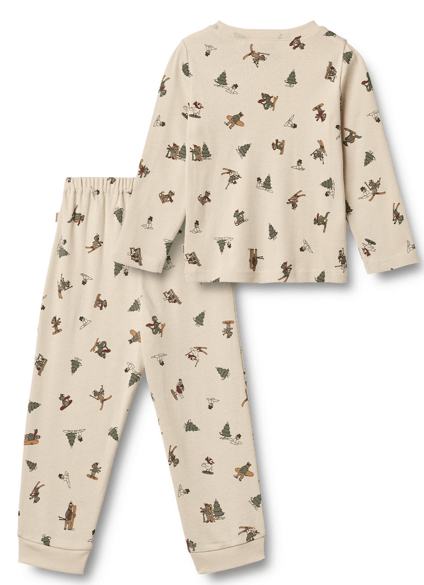 Wheat Pysjamas Milan off white winterland