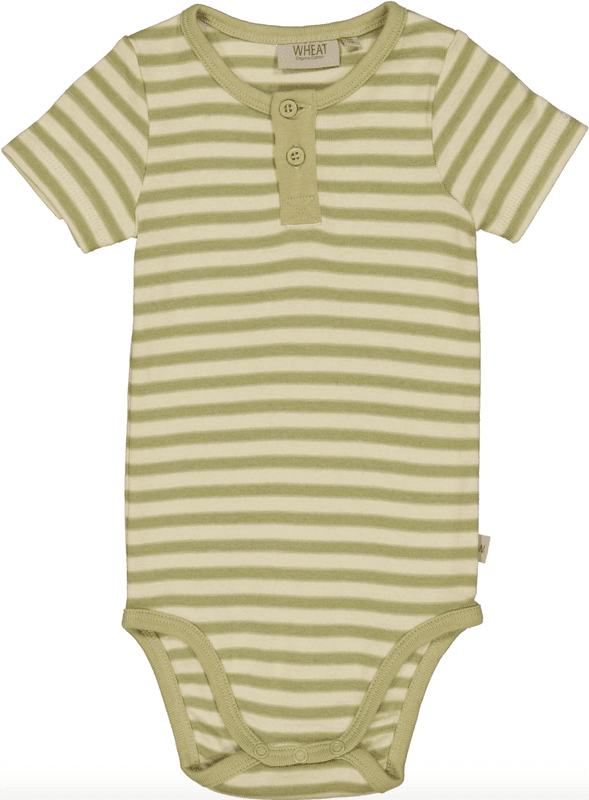 Wheat body placket green stripe