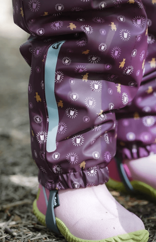 Kattnakken Babyregndress Vinter Pytt Rosa Krystall