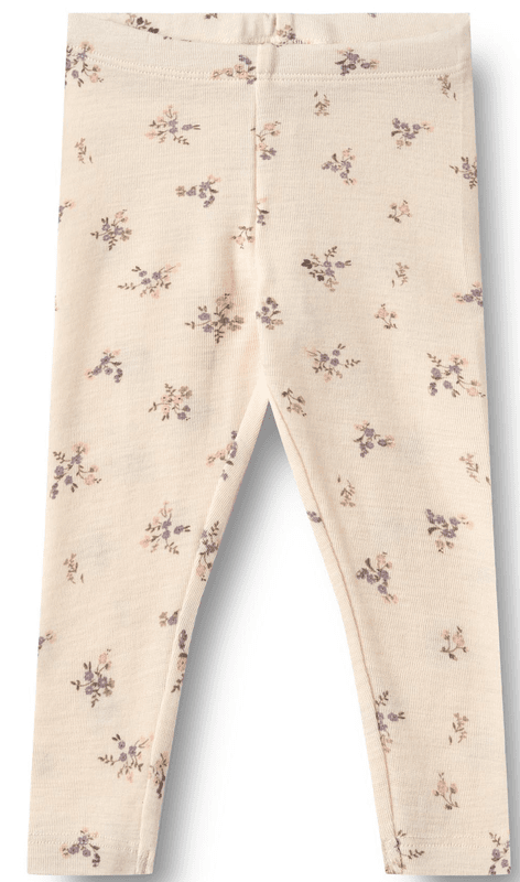 Wheat Leggings Ull Agi baby eggshell flowers