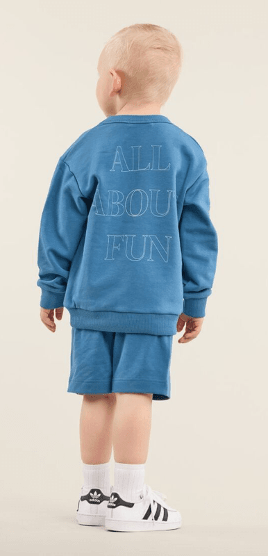 Gullkorn genser Fun mellomblå