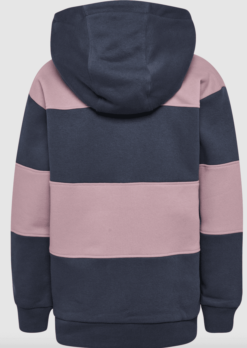 Hummel Genser loose stripe hoddie bee ombre blue