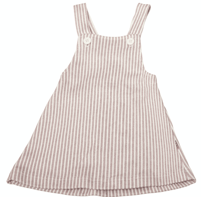 Hovedbilde Joha kjole pinafore striper ...
