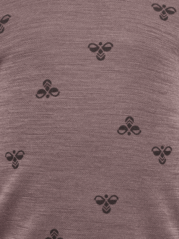 Hummel genser ull mini twilight mauve
