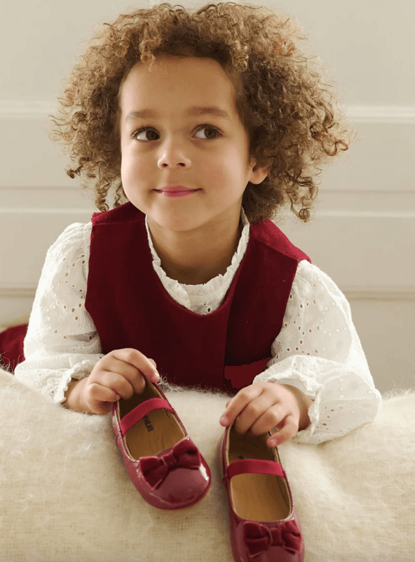 Wheat kjole Thelma ruby red 