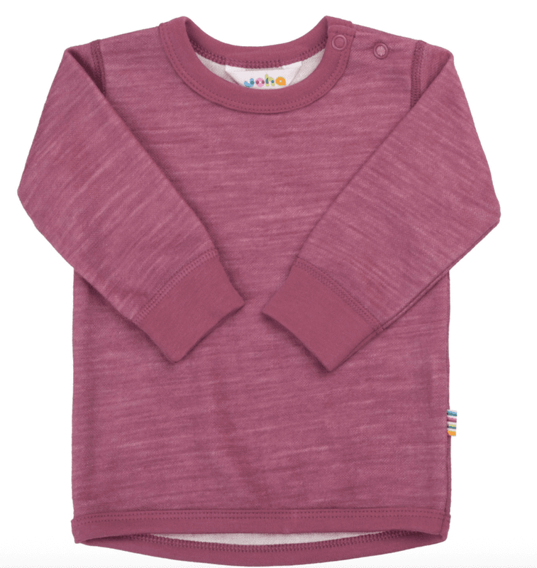 Joha Genser ull bambus bordeaux 
