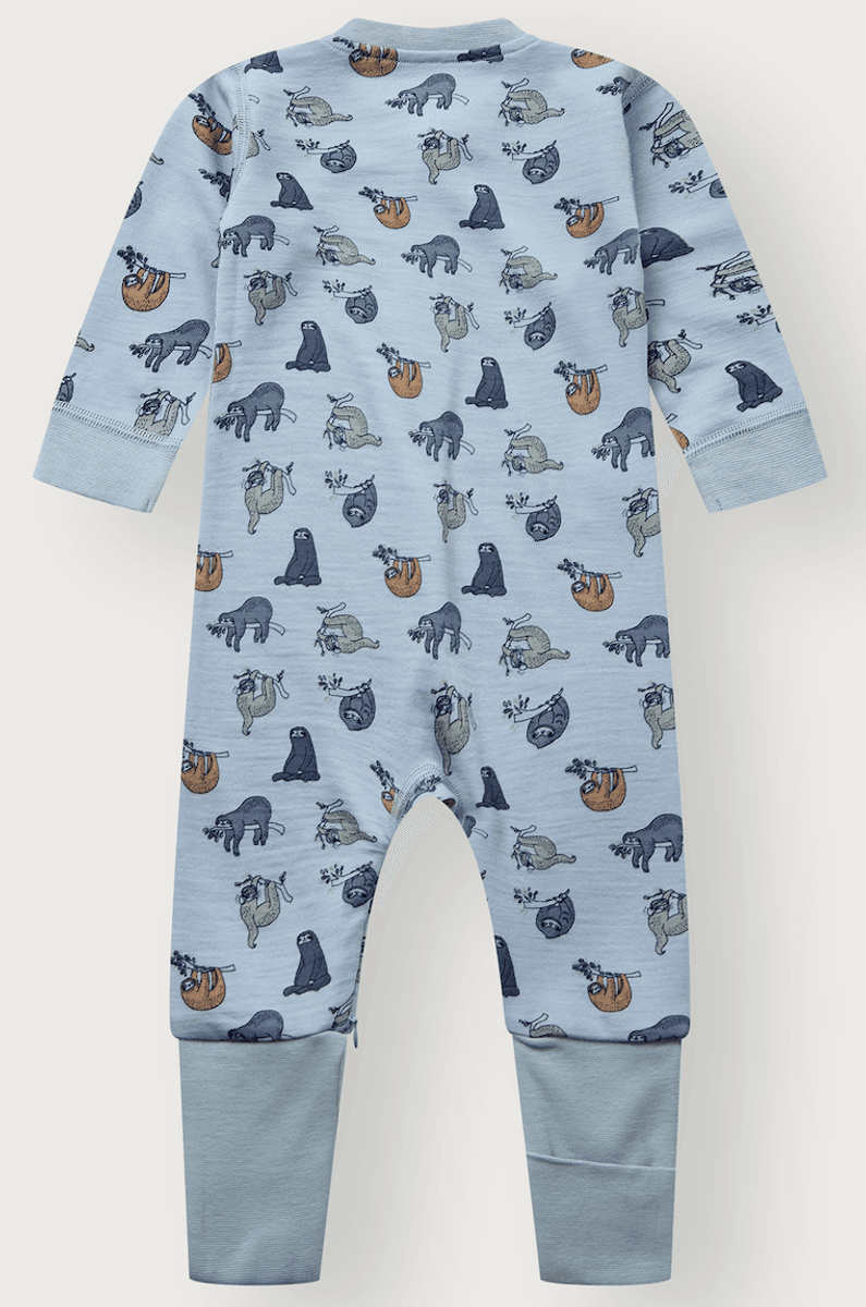 Hust and Claire Heldress ull/bambus Manu Lazy baby blue