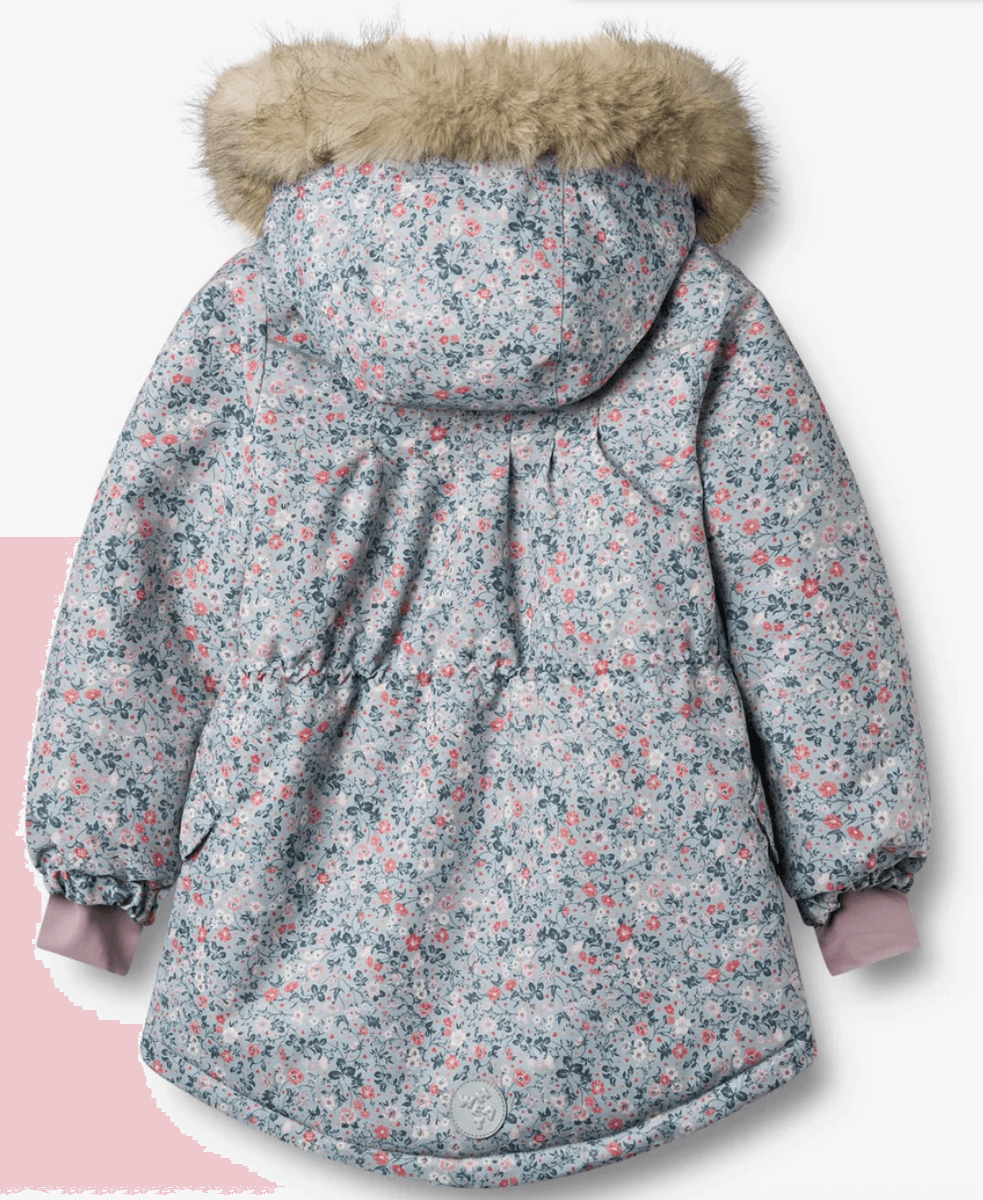 Wheat Vinterjakke Mathilde soft rain flowers