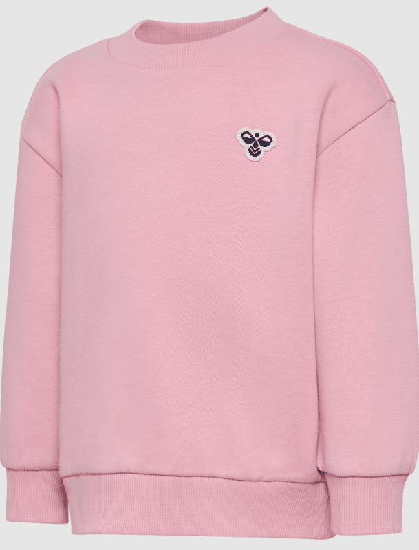 Hummel Genser loose crewneck bee pink nectar