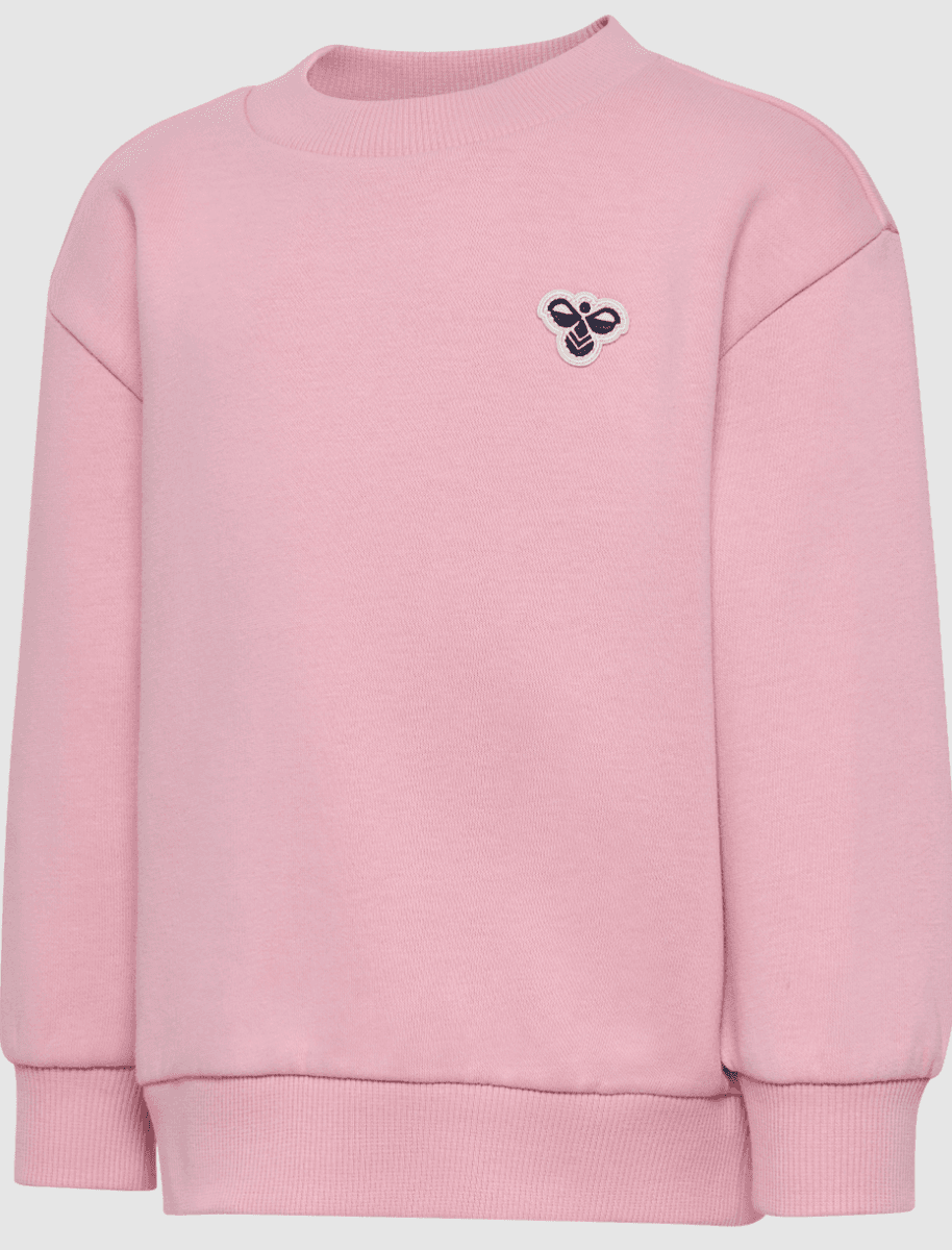 Hummel Genser loose crewneck bee pink nectar