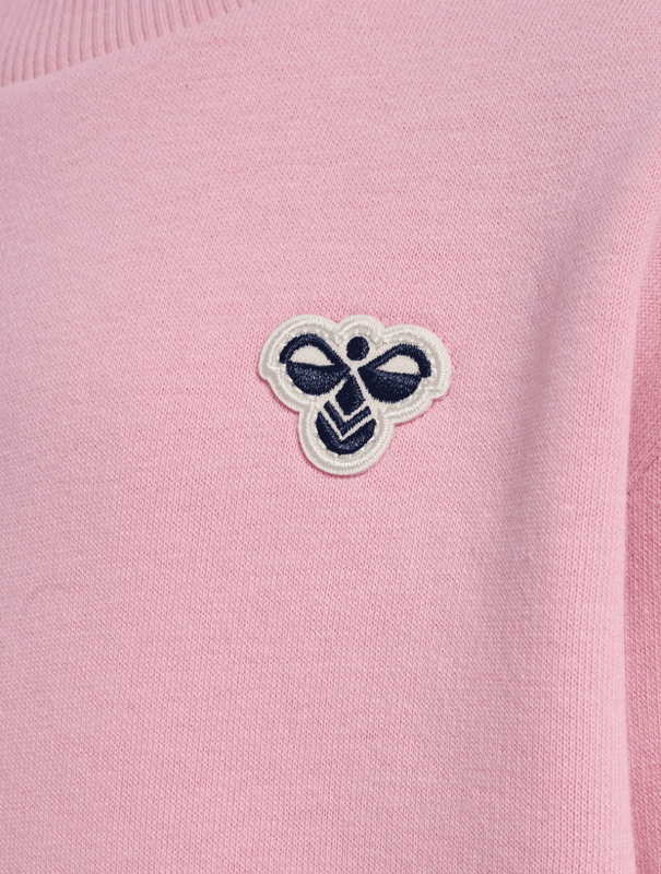Hummel Genser loose crewneck bee pink nectar