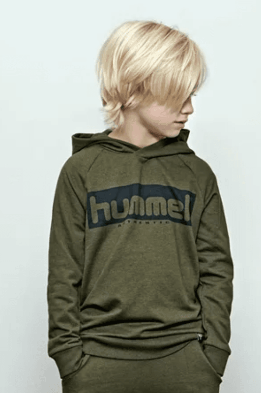Hummel hettegenser chad burnt olive