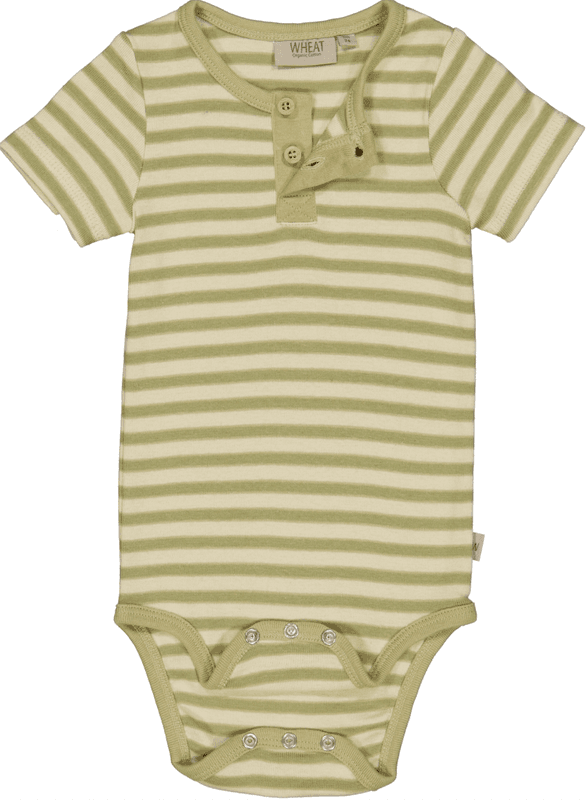 Wheat body placket green stripe