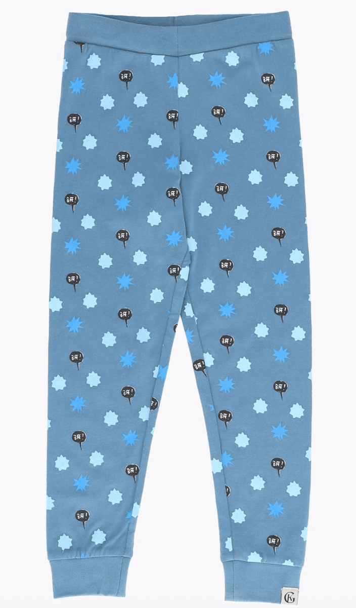 Gullkorn bukkene pysjamas fog blue