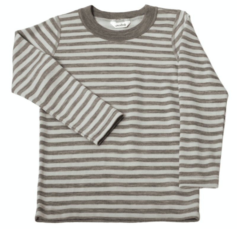 Joha genser ull striper mynte