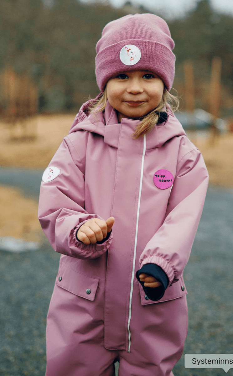 Gullkorn vinterdress bukkene fog pink