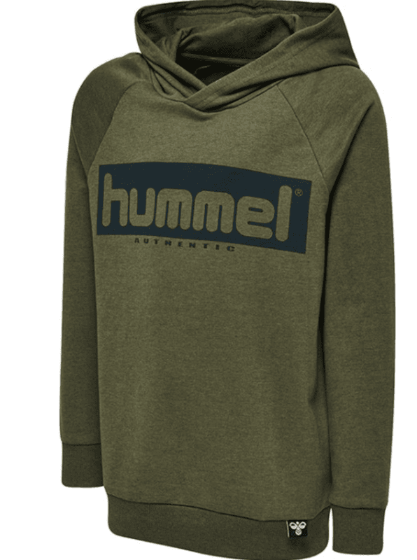 Hummel hettegenser chad burnt olive