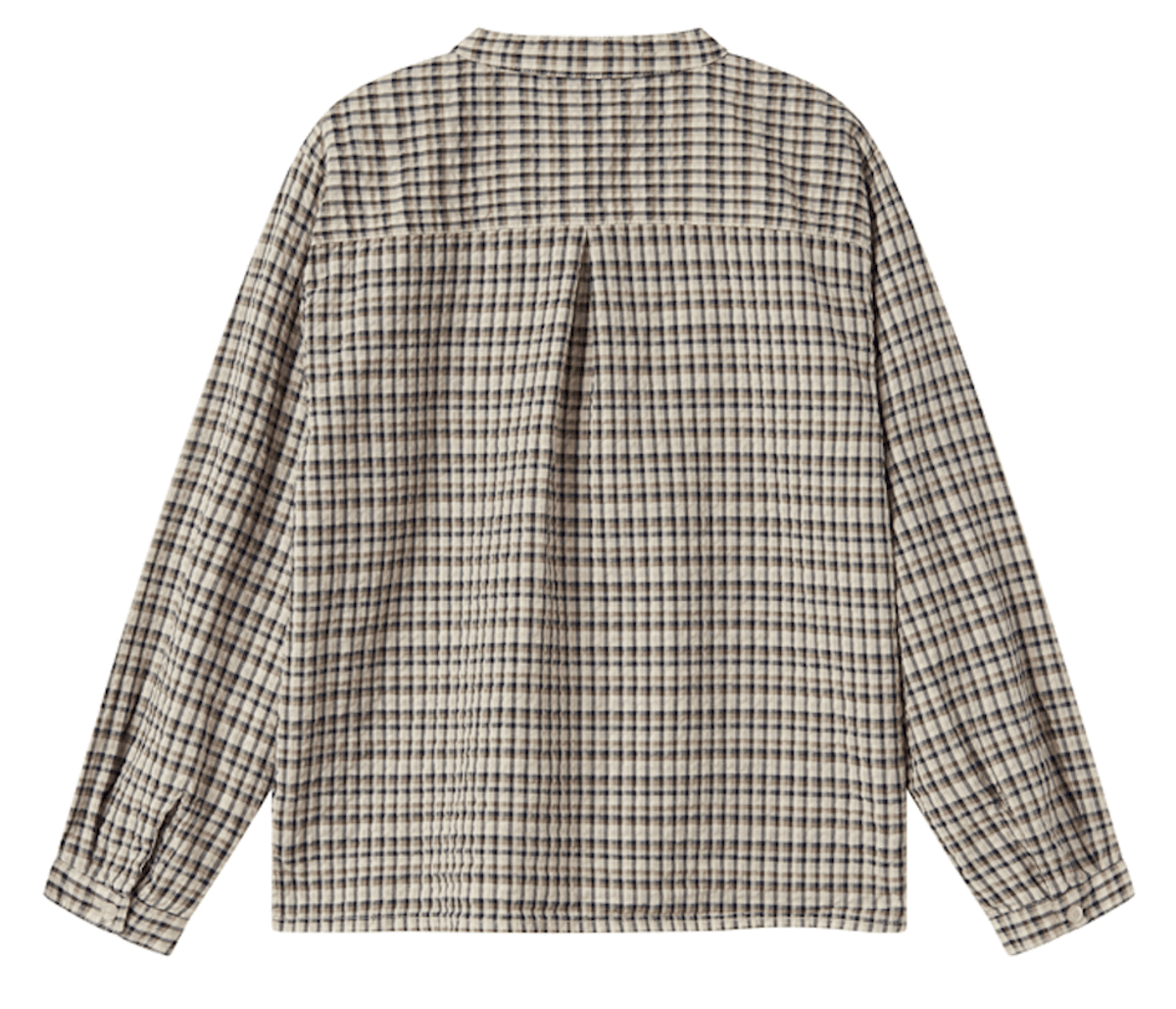 Marmar skjorte Tokyo Pilot Navy Check