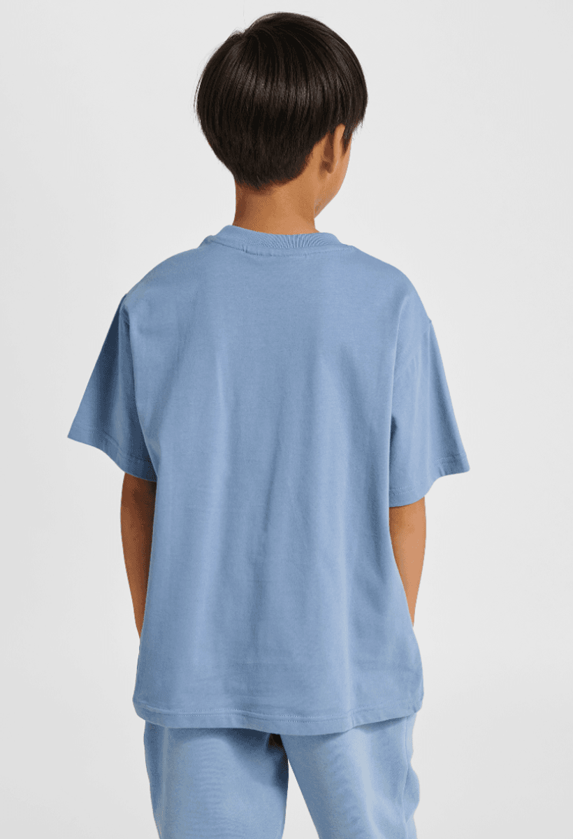 Hummel T-skjorte loose bee faded denim
