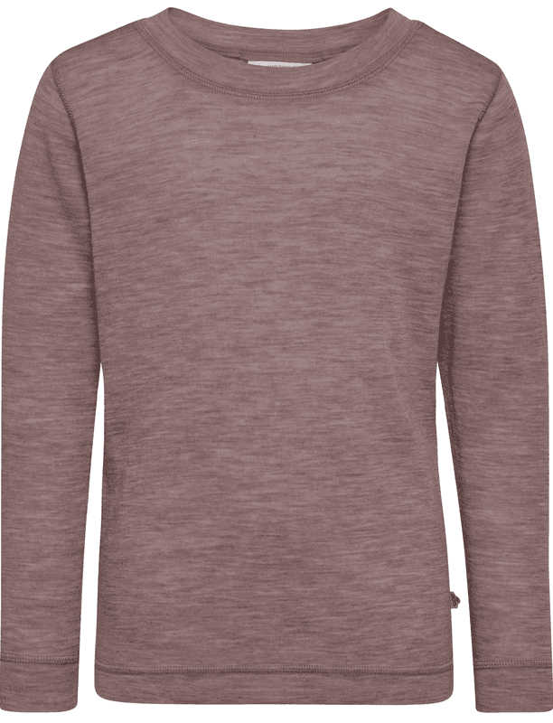 Hummel genser ull rib twilight mauve