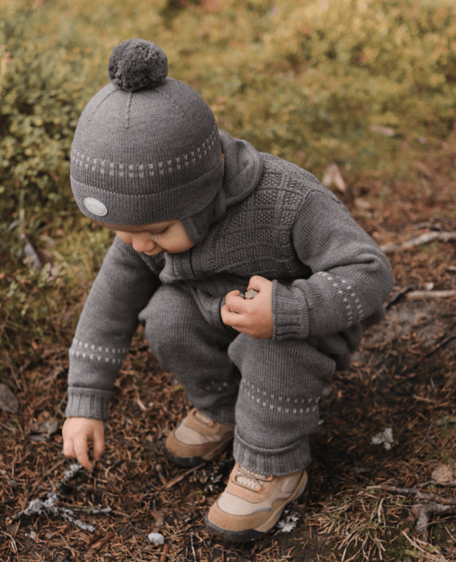 Lillelam Sparkedress Ull classic brun