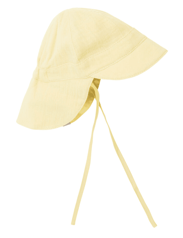 Huttelihut solhatt muslin double cream