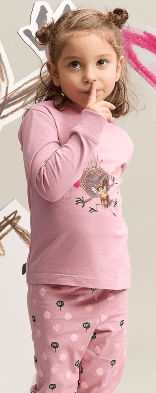 Gullkorn bukkene pysjamas fog pink