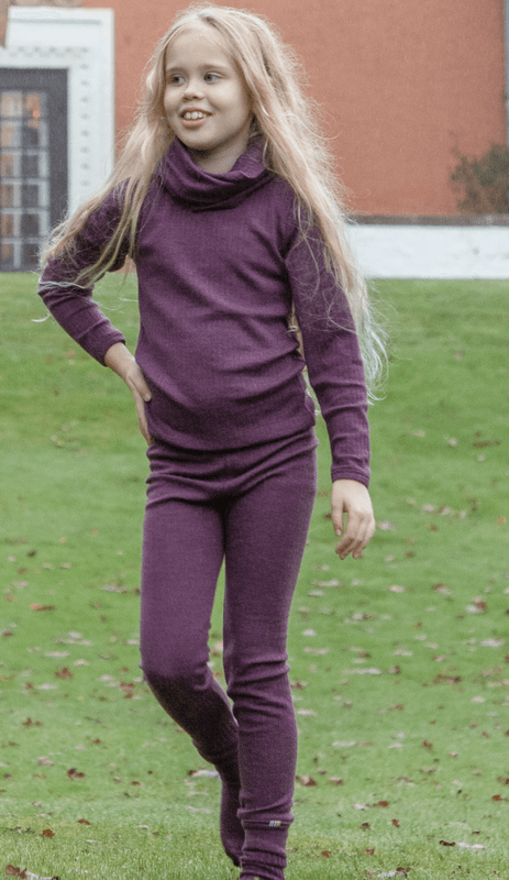 Joha genser ull plomme