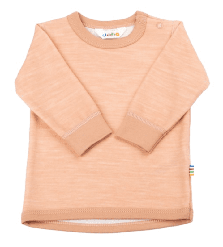 Joha genser ull/bambus peach
