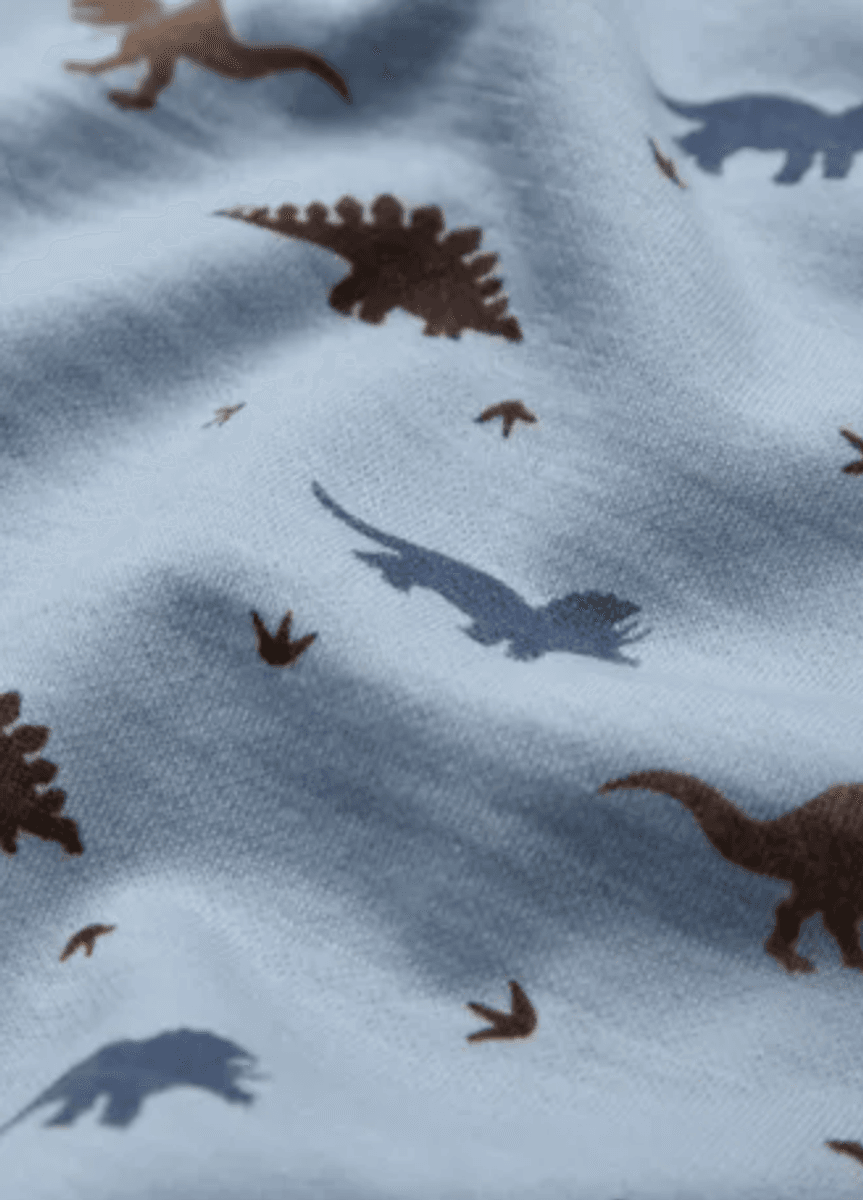 Hust and Claire Genser ull/bambus Abba Dino baby blue
