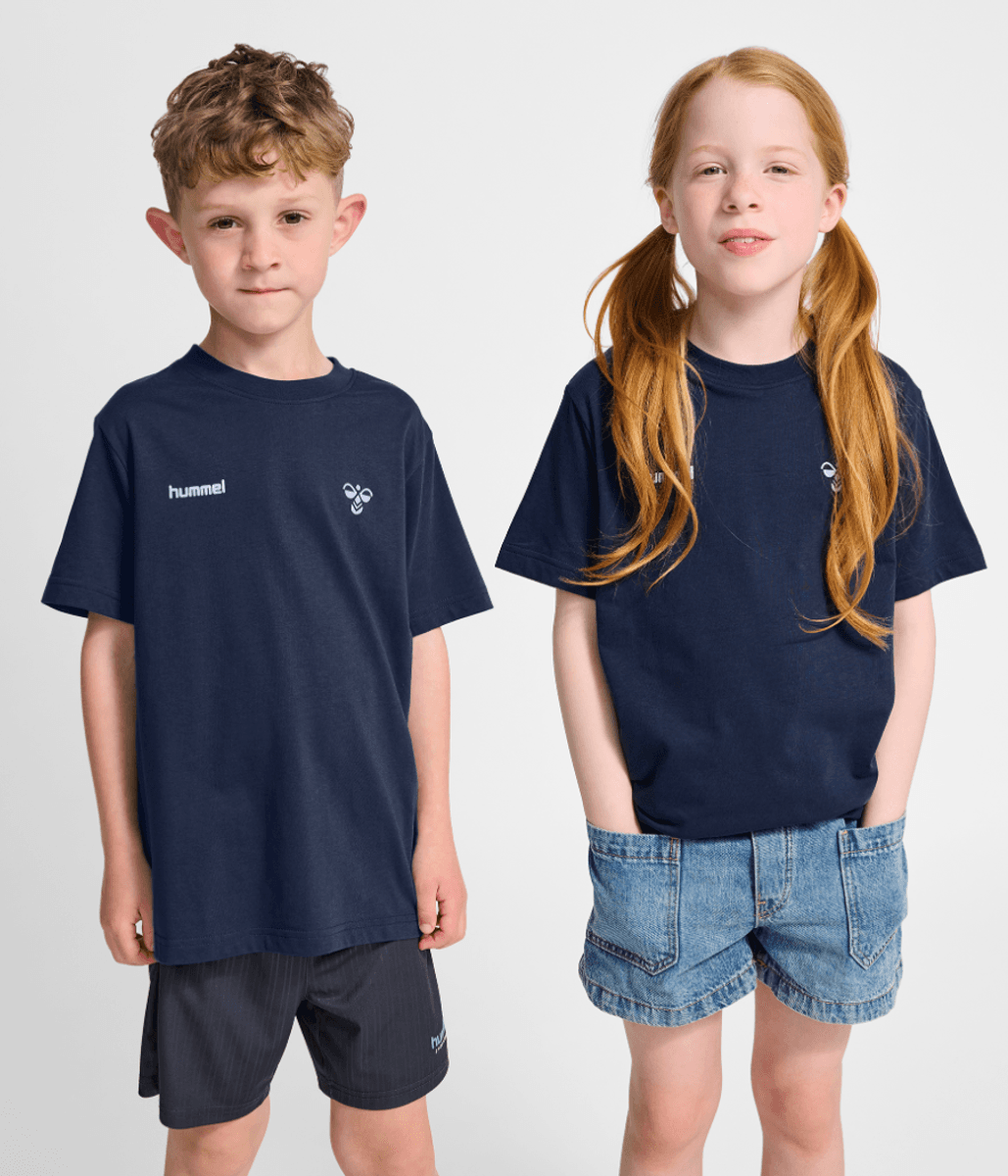 Hummel T-skjorte graphic dress blues