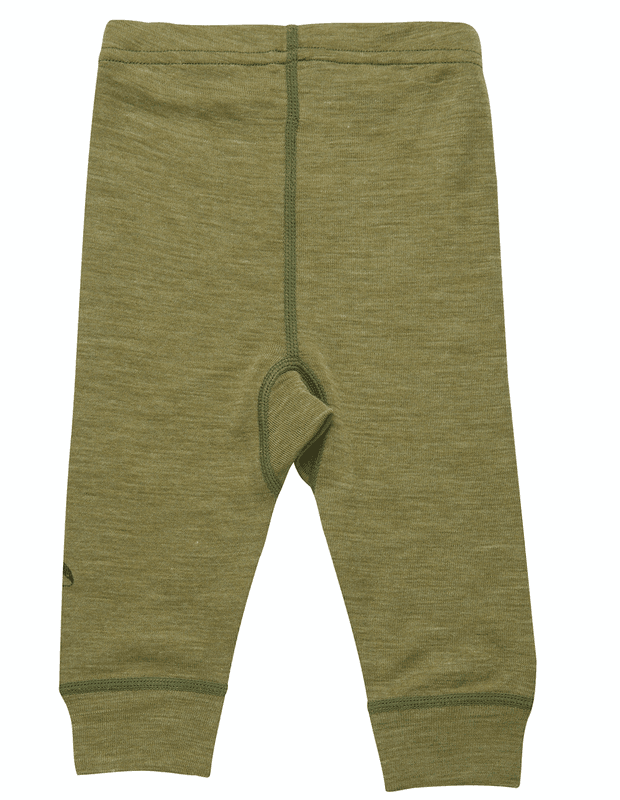 Celavi leggings ull solid loden green melange