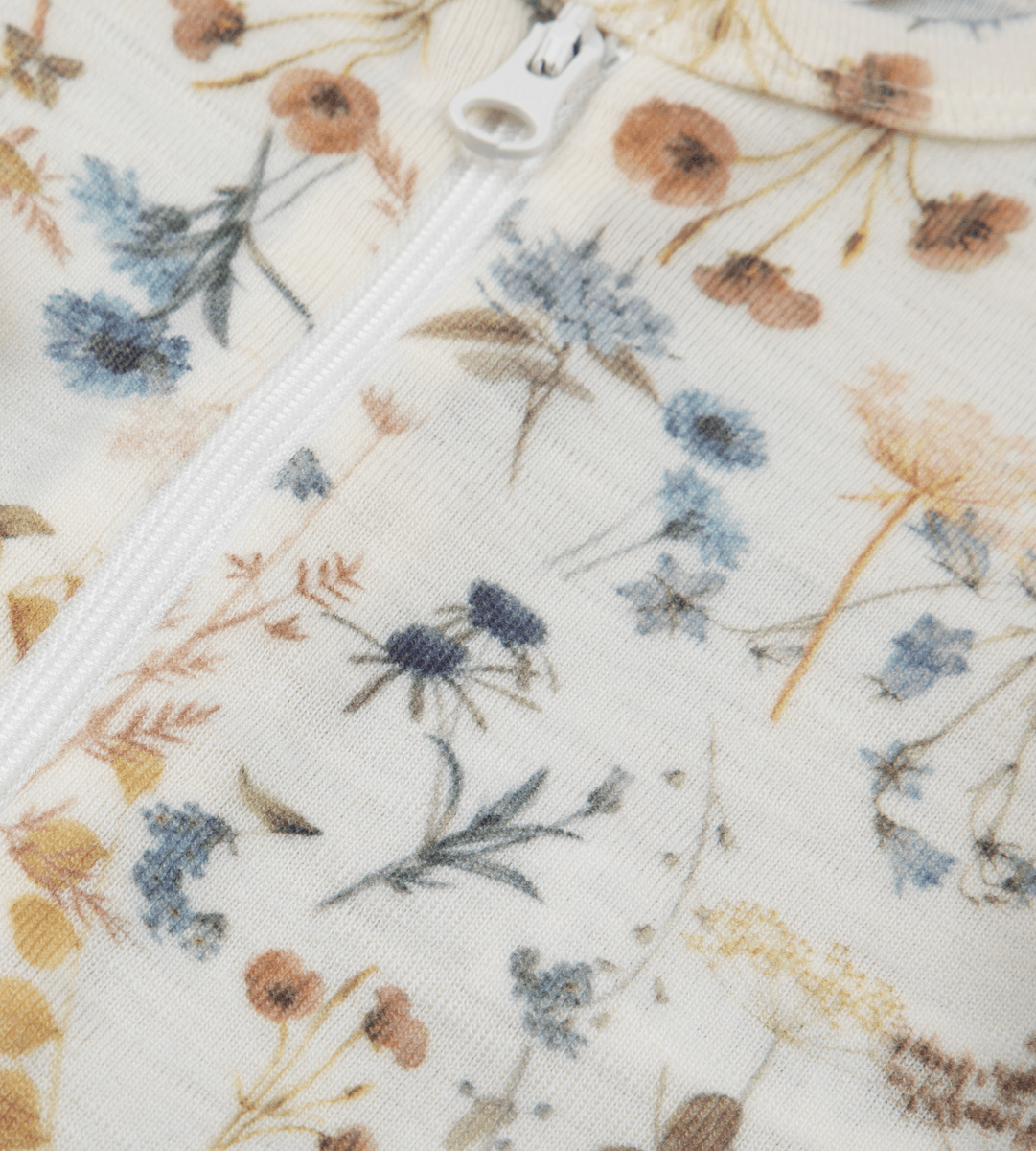 Joha heldress ull flora offwhite