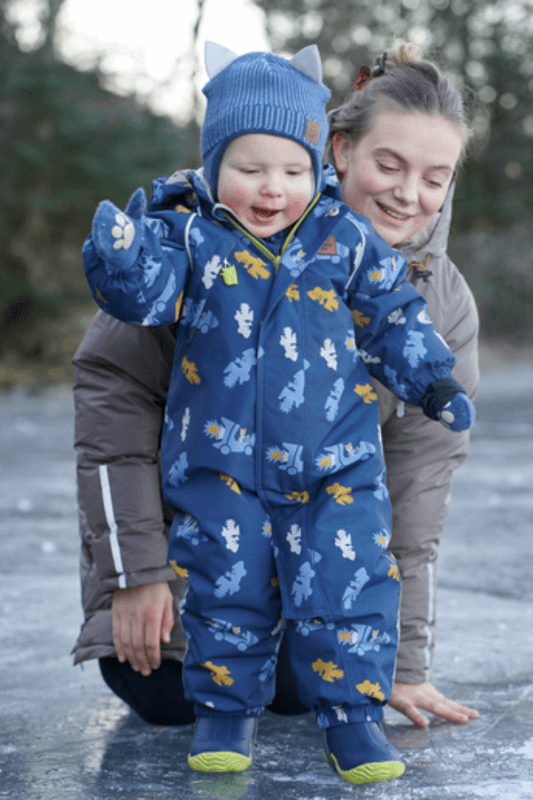 Kattnakken Vinterparkdress Snø Baby Skumringsblå