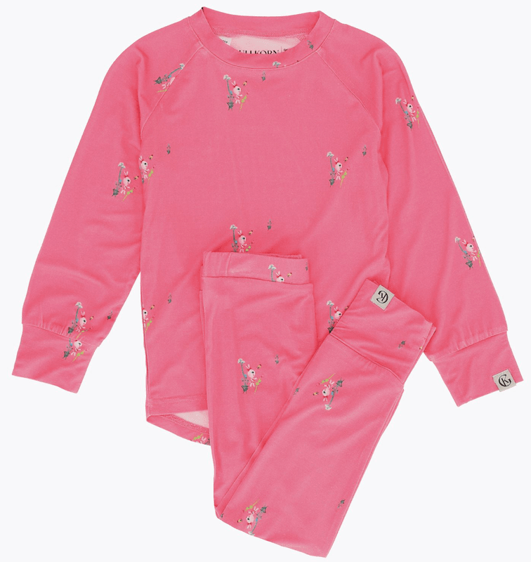 Gullkorn bukkene baselayer sett pink