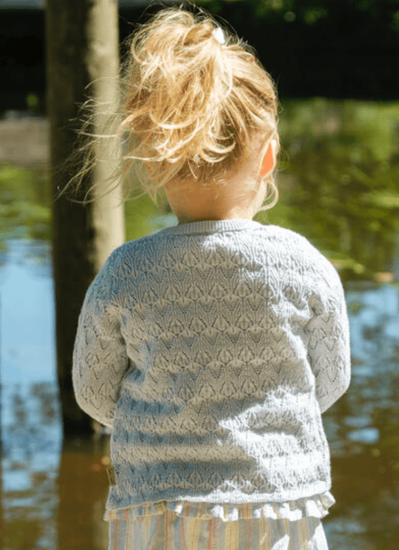 Hust and claire cardigan Cilja winter sky