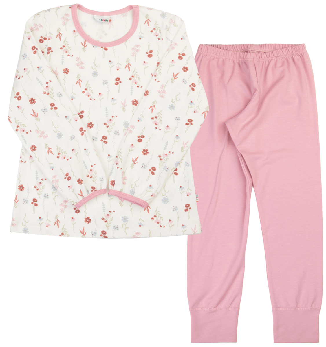 Joha Pysjamas blomster pink